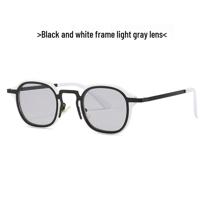 Trendy Women's Retro Round Frame Anti-UV Sunglasses