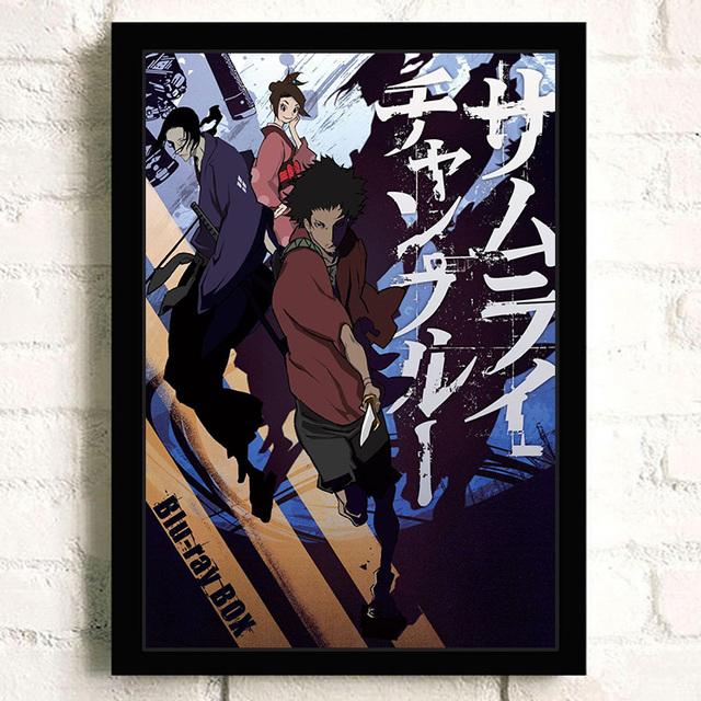Japanese Action Adventure Anime Samurai Champs Elysees Pictures Children's Living Room Art Home Decoration Quality Painting