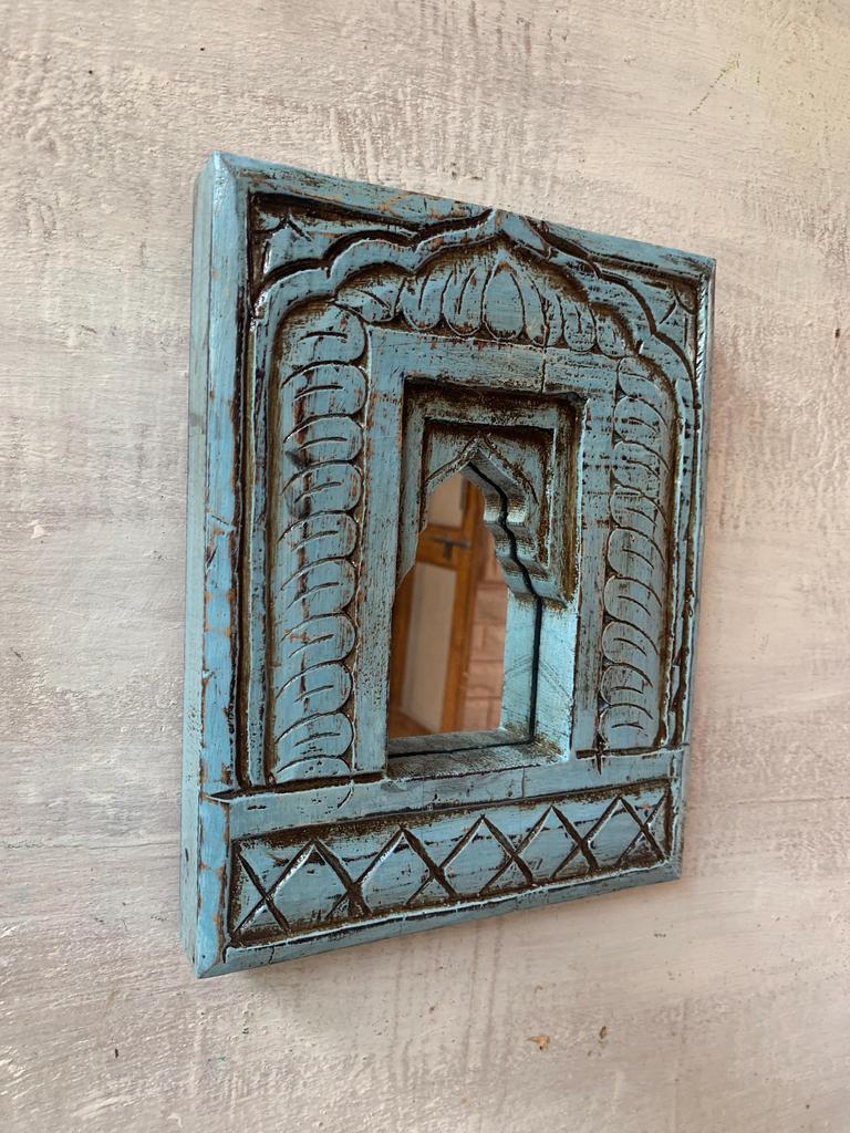 Handmade Hand Painted Jharokha Wall Decor: Indian Royal Frame