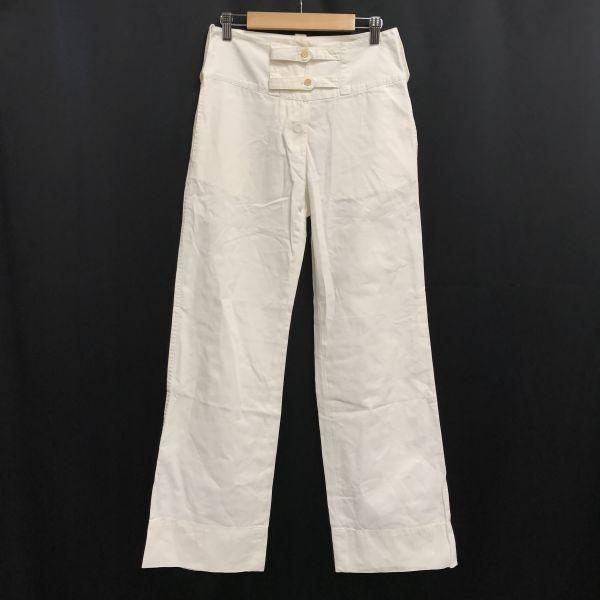 

SPORTMAX Max Mara Сделано в Италии 100% Хлопок Широкие Брюки Женские 36 Длина по внутреннему шву 80см Белый(ИСПОЛЬЗОВАЛ)