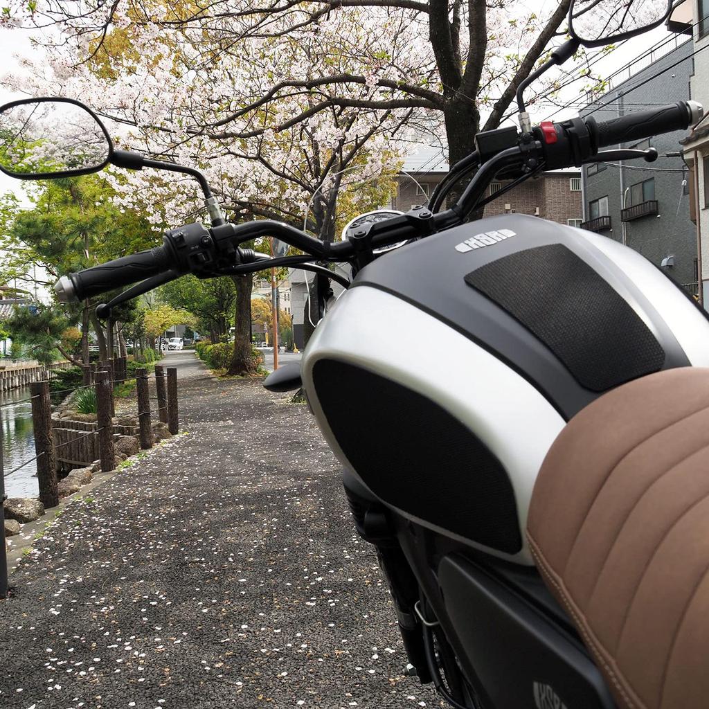 World Walk G2 Protection Tank Pad for Yamaha XSR155 (g2-56, Black)