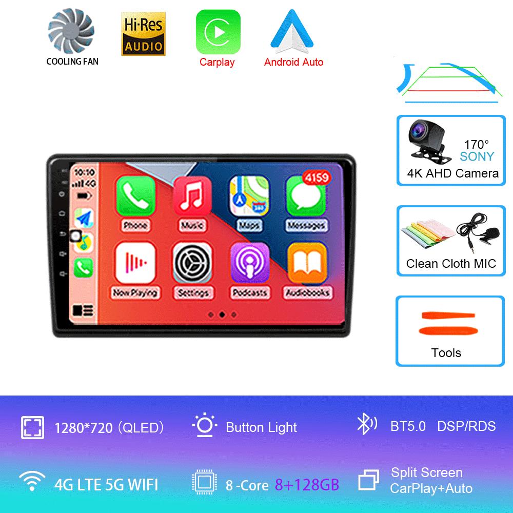 For Citroen C3 XR 2019 2020 2021 2022 Android 14 Carplay Car Radio Navigation Multimedia Player Stereo WiFi+4G Video BT DVD 2DIN