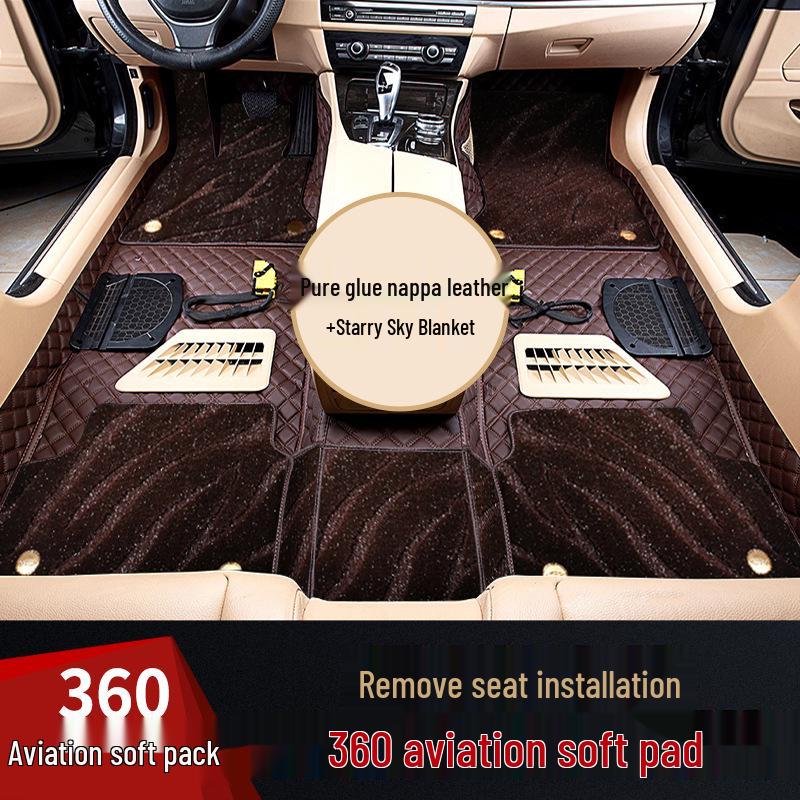 Compatible with Kaiyi Showjet Pro: 360° Aviation Soft Package Floor Mats, Easy Seat Installation & Disassembly
