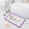 Bathroom Absorbent Non-Slip Mat, Technical Velvet, Bathroom Foot Mat, Door Kitchen Floor Mat