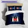 3-teiliges BJK Design Bettwäsche-Set - HD-bedruckte Bettwäsche mit 1 Bettbezug und 2 Kissenbezügen - Perfekt für die Dekoration zu Hause und im Studentenwohnheim