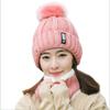 Warm Hat Children's Autumn and Winter Knitted Wool Hat Warm Plush Thickened Versatile Letter B Standard Wool Hat