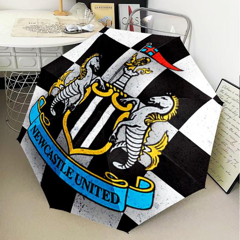 1PC United Crest Printed Umbrella Folding umbrella, automatic umbrella 8-Frame for Travel, camping Fan gifts Christmas Gifts