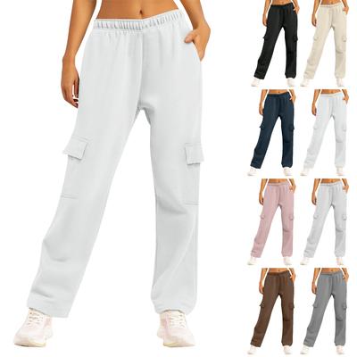 Women's Workwear Sweatpants Casual Loose Fleece High Waist Jogger Pants Ladies Sweatpants Casual Pants Yoga Pants Homewear