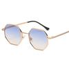 Vintage Polygon Sunglasses Women Brand Fashion Small Frame Sun Glasses Female Metal Gradient Retro  Feminino
