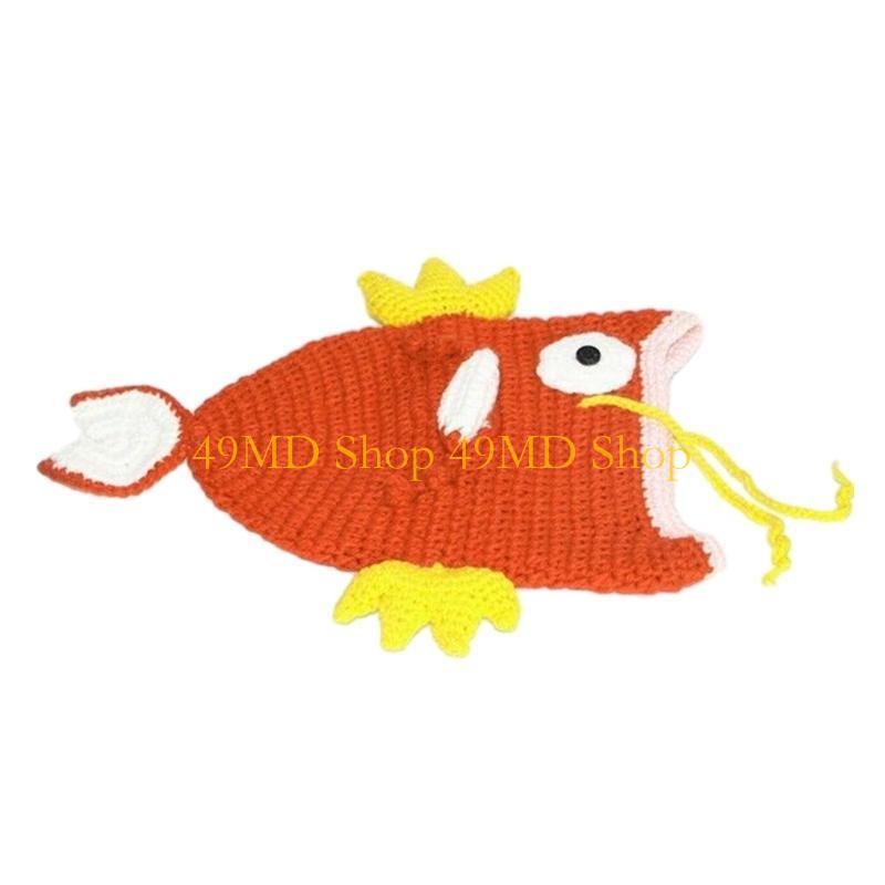 49MD Party Hats Adorkable Decorations Handmade Knitted Cartoon Photo Prop