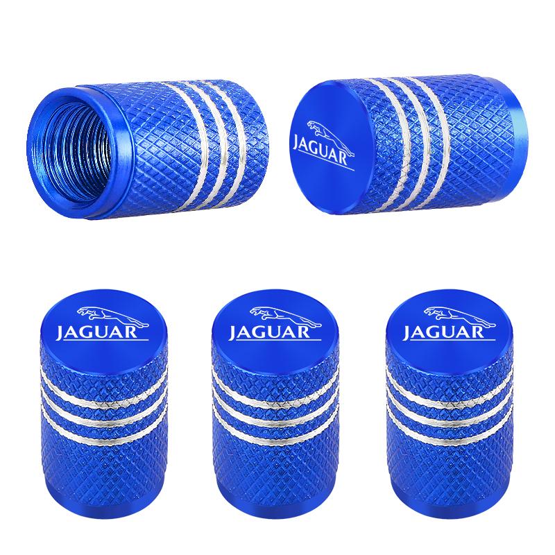 5Pcs Car styling Metal Wheel Tire Valve Caps Stem case For Jaguar Growler XF XE XJ F-Pace X-Type S-Type F-Type E-Pace I-PACE PP23