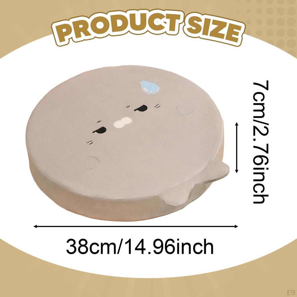 Memory Foam Sitzkissen Cartoon Boden Pouf Matte Weiches Robben-Design Hocker Küchenstuhl Kissen für