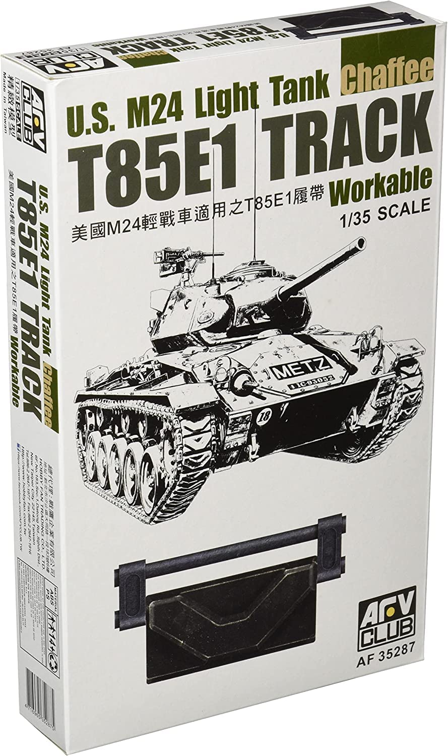 

AFV Club Movable Track for M24 Light Tank T85E1 1/35