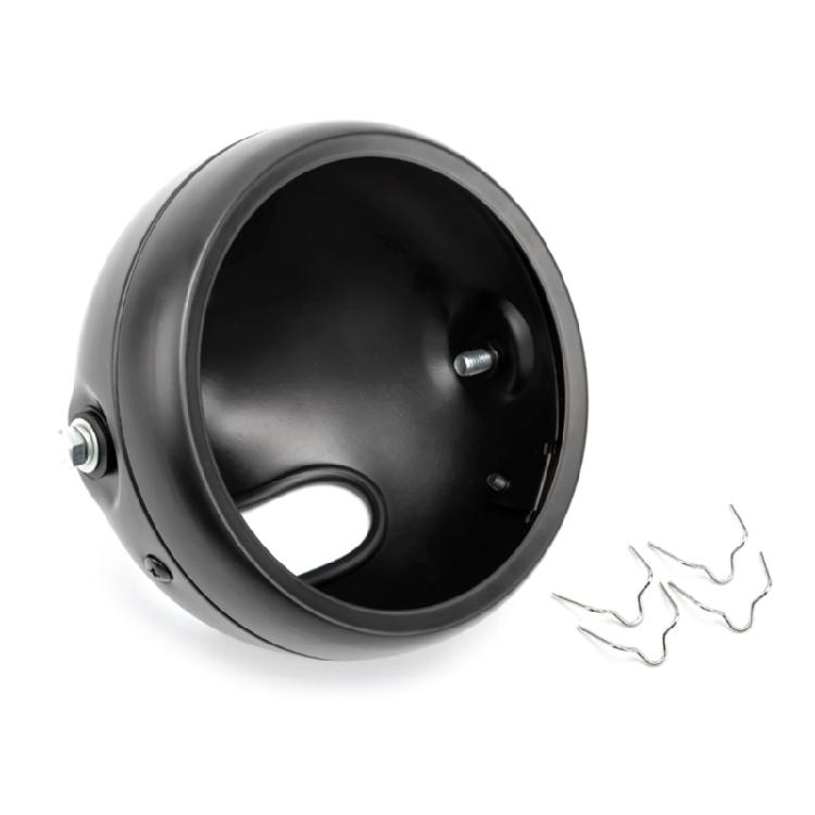 Motorcycle 5.75  Headlight LED Lighthouse for Shell  Headlamp Housing Bucket чёрный
