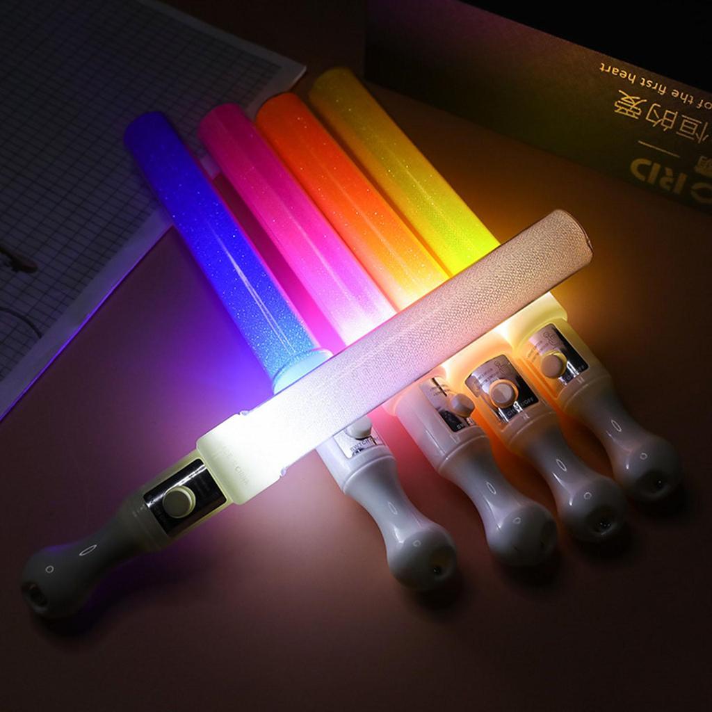 3 Modes Flashing LED Light Sticks Slim Glow in The Dark Sticks Light Up Toy Safety Lightsabers Party Supplies Durable