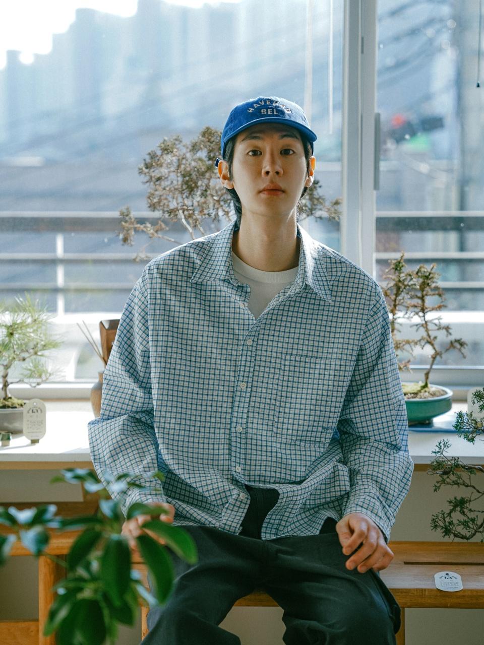 Have Head Breeze Logo Check Shirt (Check Blue) Blue/A2(100)