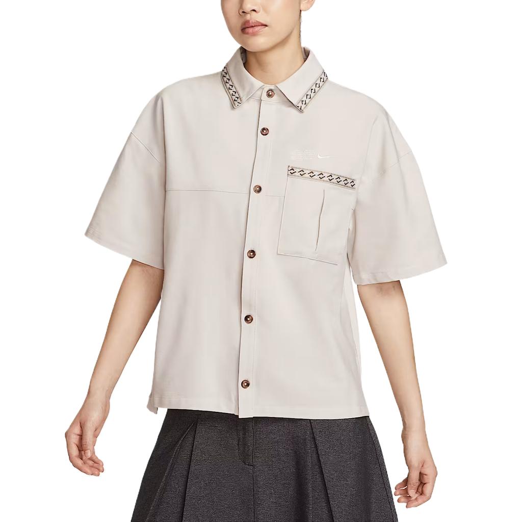 New Nike Naomi Osaka Shirt Women's Beige HJ0350-072