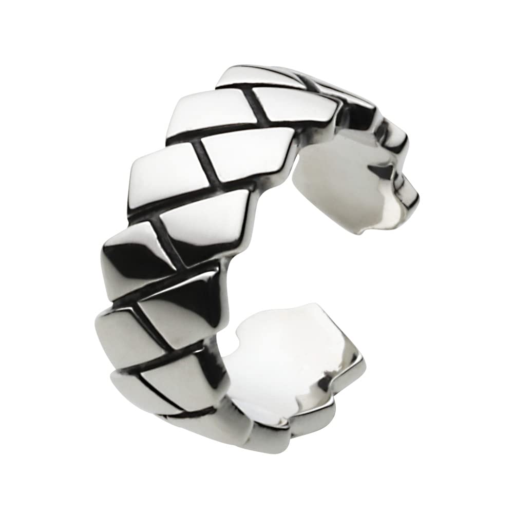 

Snake Skin Ear Cuff 925 Silver e2100 [Cenote] [Silver Accessories]