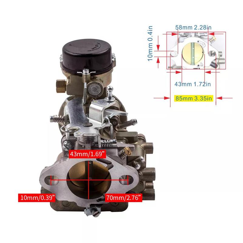 Artudatech Carburetor D5TZ9510AG For Ford YF Carter 240-250-300 6 Cylinder CIL 1975-1982 Car Accessories