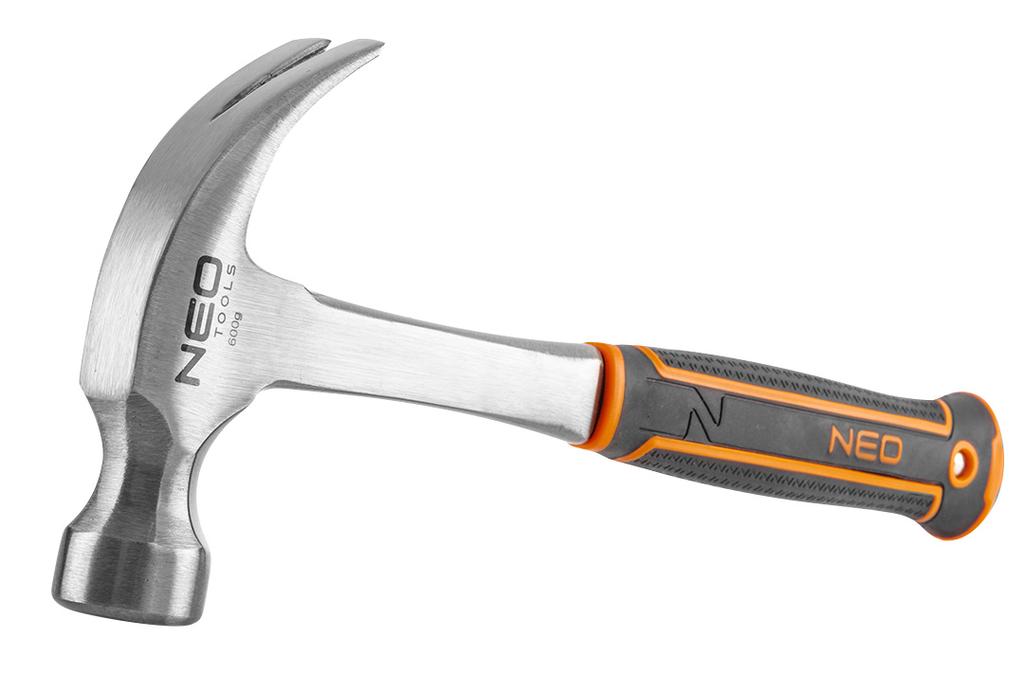 600 g carpenter's hammer, monolithic construction