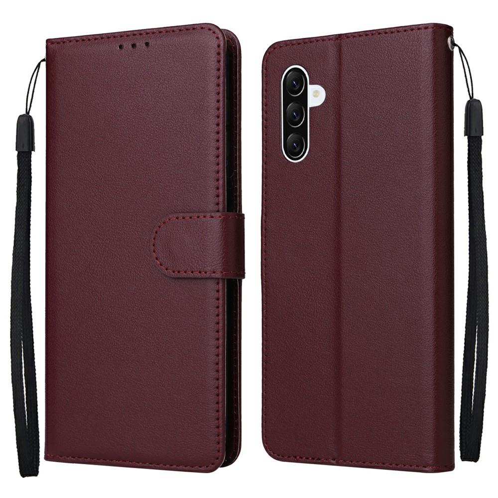 For Samsung Galaxy A37 5G Case Wallet Stand PU Leather Phone Cover with Wrist Strap