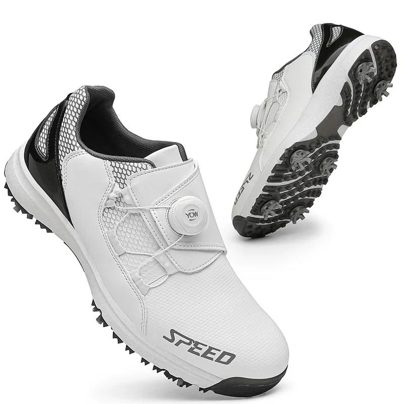 New Golf Shoes Men Luxury Golf Sneakers Comfortable Walking Footwears for Golfers Walking Shoes