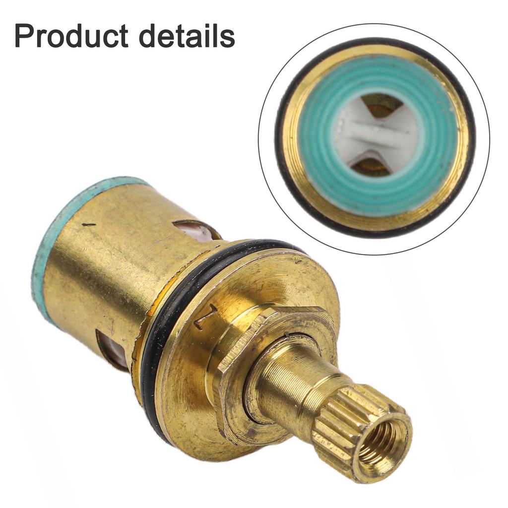 1PC Single Valve Quick Opening Valve Core Faucet Accessories Copper Core Copper Rod Replacement Faucet Cartridges Kitchen Parts