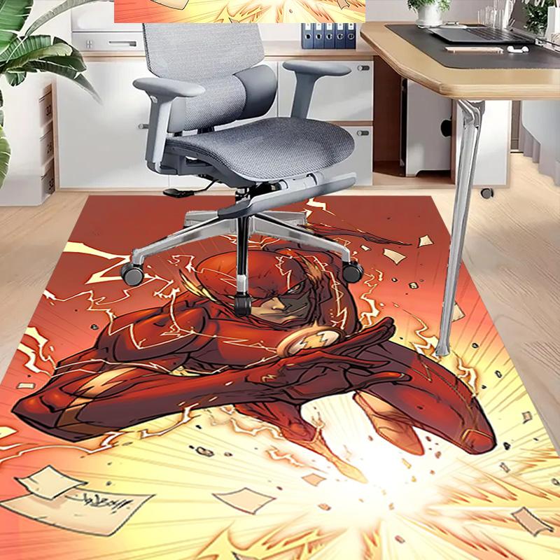 Flash Hero Action Carpet For Playroom Bedroom Living Room Sofa Home Decorkids Game Area Rug Nonslip Floor Mat
