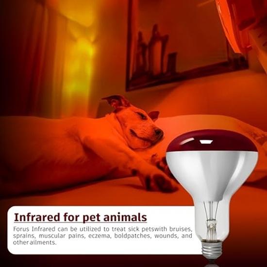 150W Infrared Heat Therapy Bulb, Pain Relief Lamp, 230V  E27 Base, Halogen Light for Muscle Recovery, Joint, and Stiffness, Filament for Medical