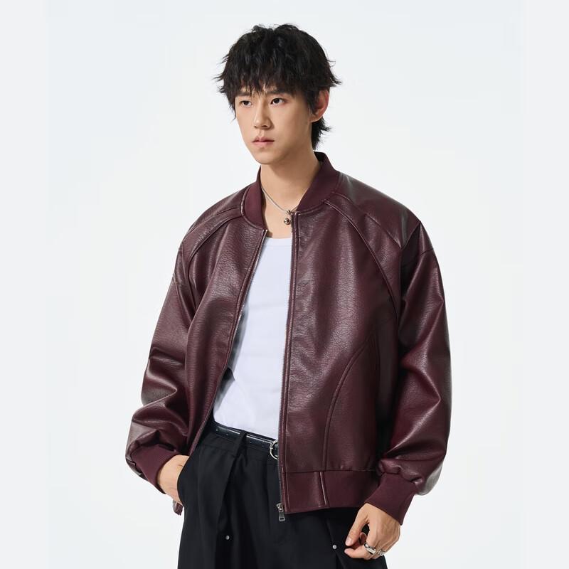 Fengxun Bubble PU Short Casual Jacket