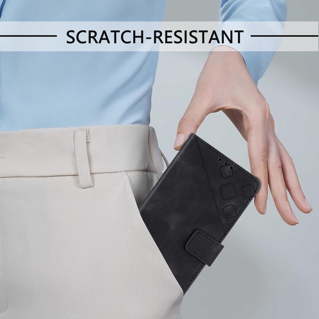 Husă pentru Motorola E14 4G, Husă tip portofel din piele PU, Suport pentru carduri de credit Suport Kickstand Protecție magnetică anti-șoc Flip Husă de telefon pentru bărbați Femei Doamnă pentru
