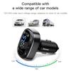Bluetooth FM Transmitter Hands-free Car Kit 3.4A Dual USB MP3 Audio Player Car Charger FM Modulator