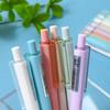 6 Pcs simple style  0.5mm Cartoon Pen Student Learning Writing Gel Pen School Cultural Supplies Gift (Black Ink)