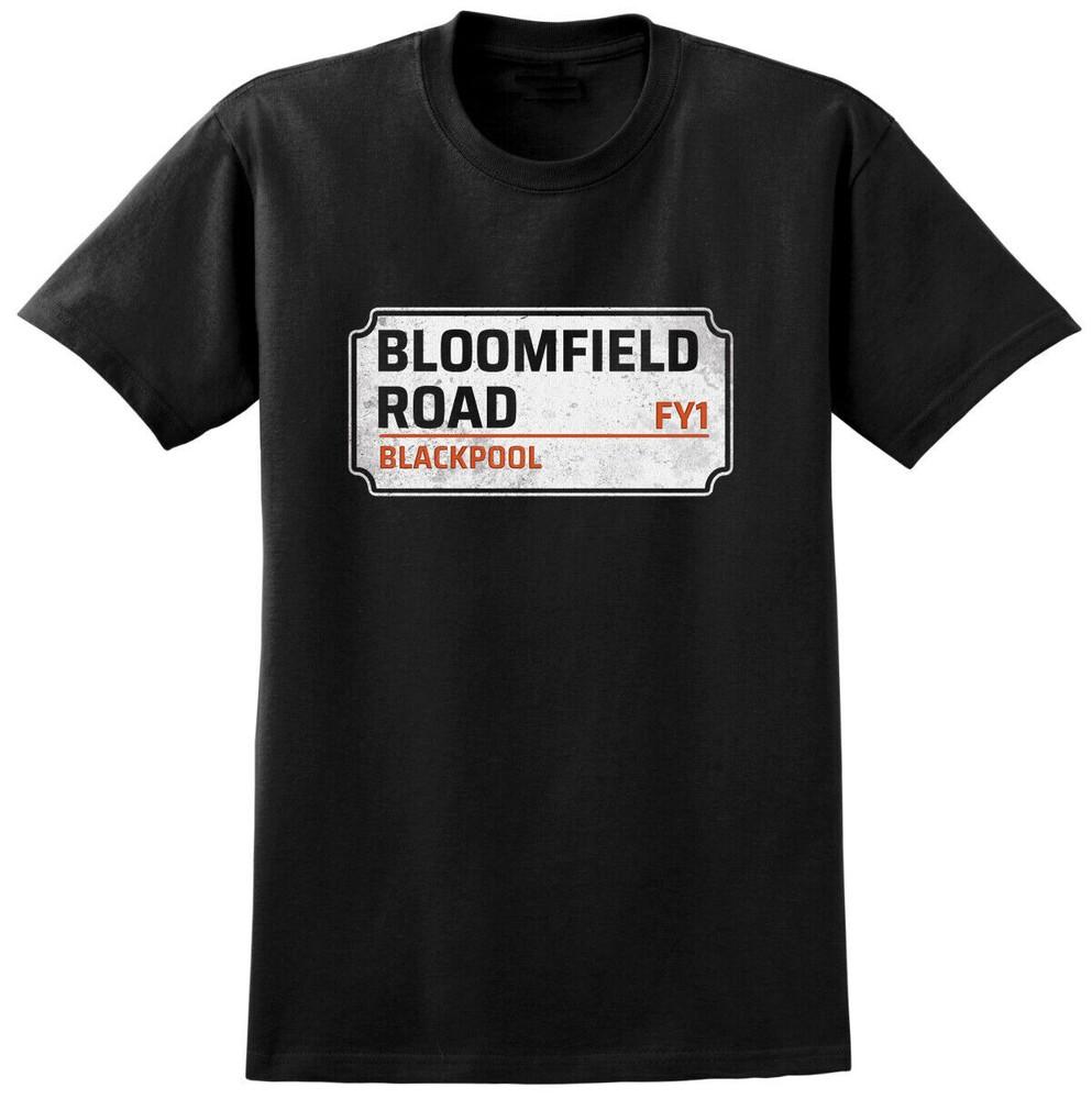 Blackpool Inspired Football Ground T-shirt Retro Road Street Sign Tees S