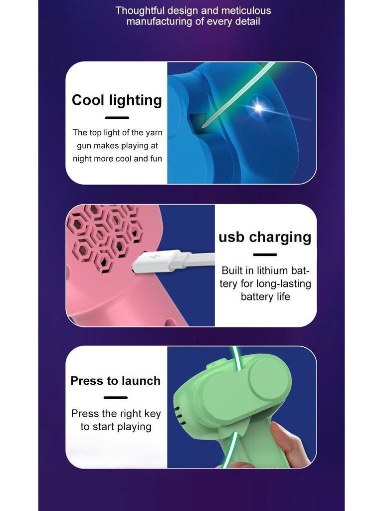 Elektrisches rotierendes leuchtendes Katzenspielzeug mit Seil