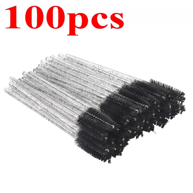 

Colorful Spoolies for Eyebrow Wholesale 100/500/1000pcs Eye Beauty Tools Disposable Mascara Wands Eyelash Brush Lash Extension