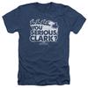 Vacances de Noël Sérieux Clark T-shirt Adulte Chiné Bleu Marine T-shirt Unisexe