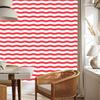 Striped Wallpaper White, Coral and Red for Living Room and Bedroom 50x1000