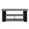 Furinno JAYA TV Stand French Oak Gray/Black