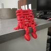 3D Printed Traditional Chinese Talismans,Lucky Charms with "Wishing You Health and Prosperity" Motif,Year-Round Good Luck Deco