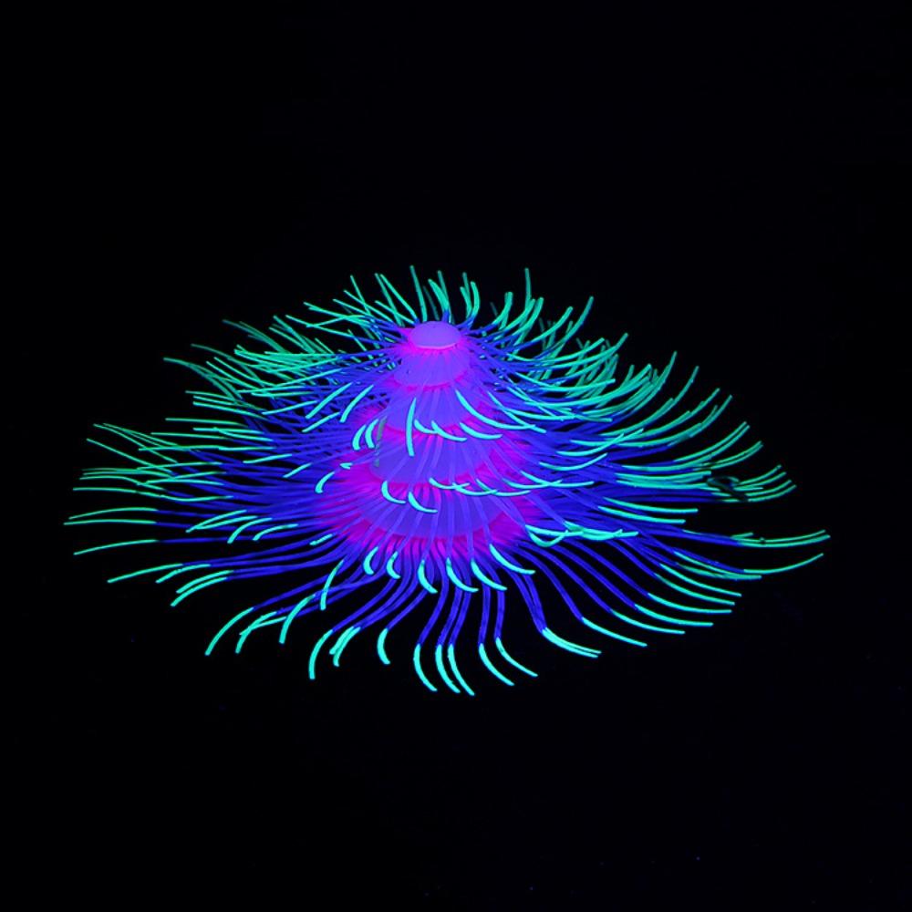 Silicone Simulation Coral Colorful Christmas Tree Coral Craft Aquarium Landscaping  Fish Play