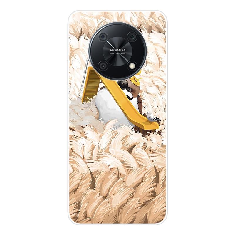For Huawei nova Y90 Y 90 novaY90 Case Soft Silicone Back Cover Cartoon Phone Case Diversification