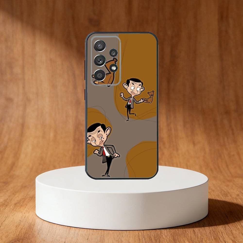 

Funny Mr B- BeanS Phone Case For Samsung S25,S24,S21,S22,S23,S30,Ultra,S20,Plus,Fe,Note,10,9,5G Black Cover Samsung S25ULTRA