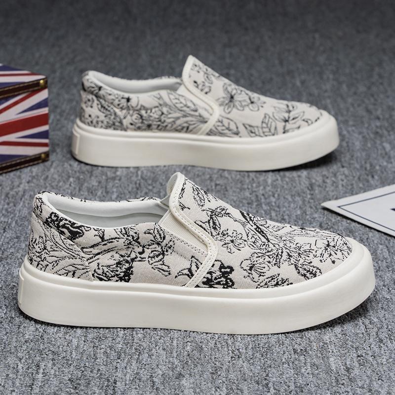2026 Spring/Summer New Canvas Shoes Trendy Breathable Casual Leg Set Versatile Board Shoes Korean Version Low Cut White Shoes
