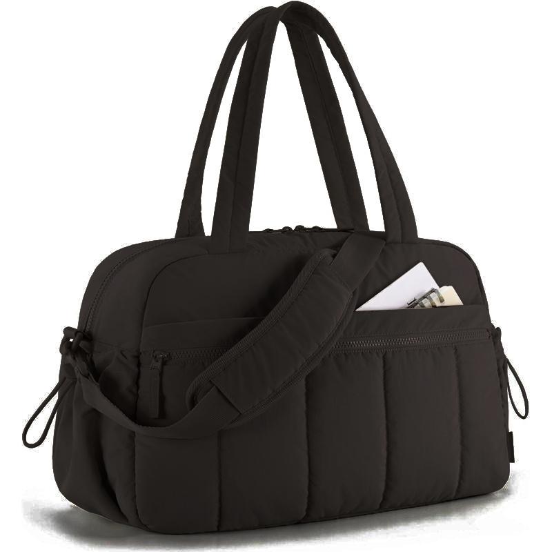 

Baby Diaper Bag Travel Duffel Bags Gym Bag Women with Waterproof Hand Luggage Airport Cabin Bags Mom Stroller Maternity Totes One Size чёрный