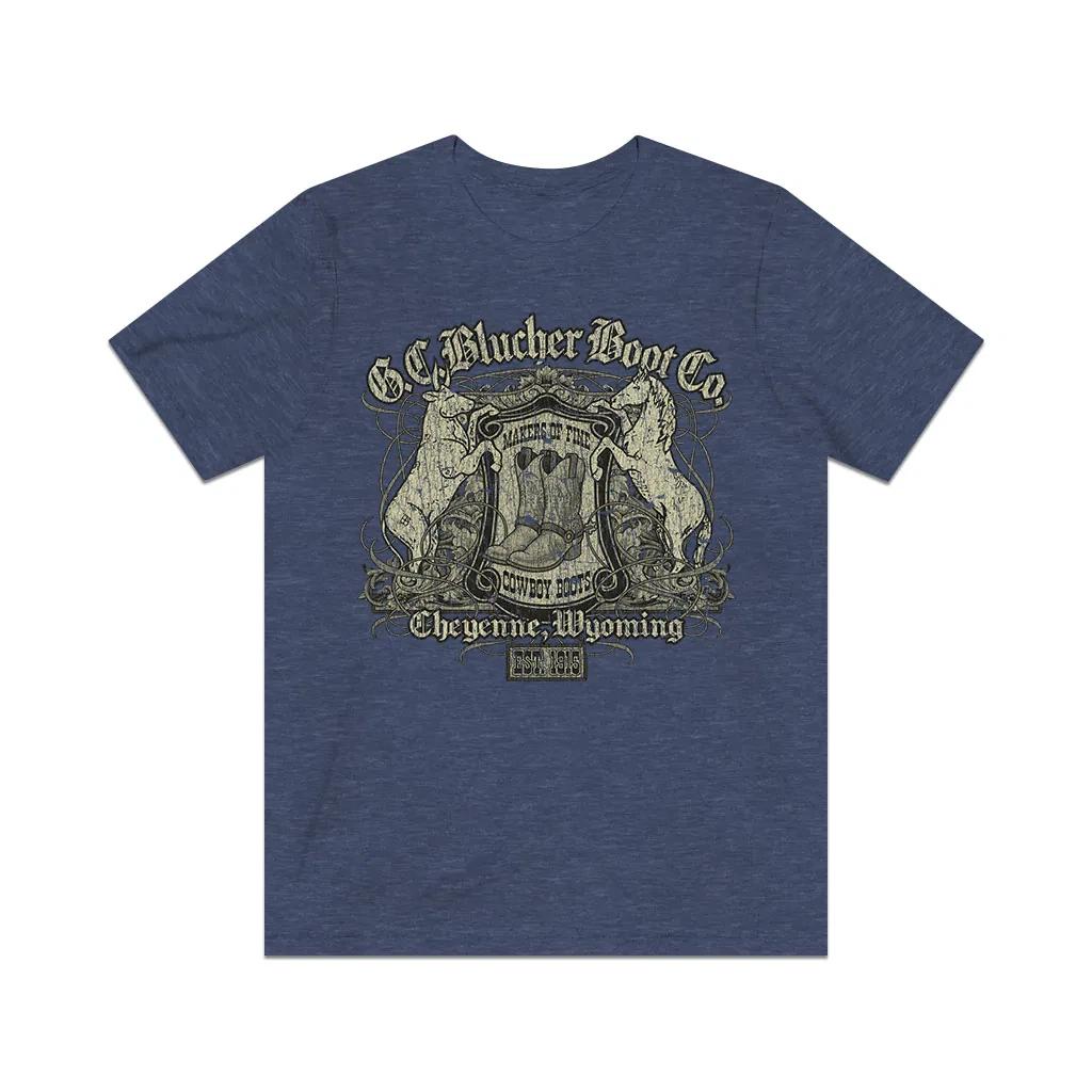 

G. C. Blucher Boot Co. 1915 Vintage Men s T shirt 2XL