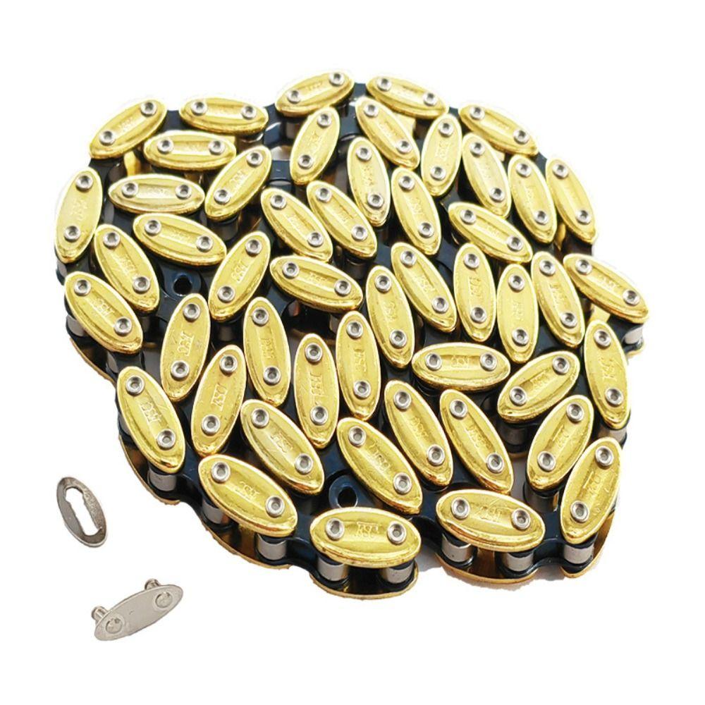 100 Link Bicycle Chain 1/2 X1/8 Single Speed Chain Ride Accessories Bicycle Olive Chain  BMX Bike