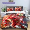 Avengers Iron Man Printed Bedding Set 3Pcs Duvet Cover Set For Kids Bedroom No Sheet No Quilt Core