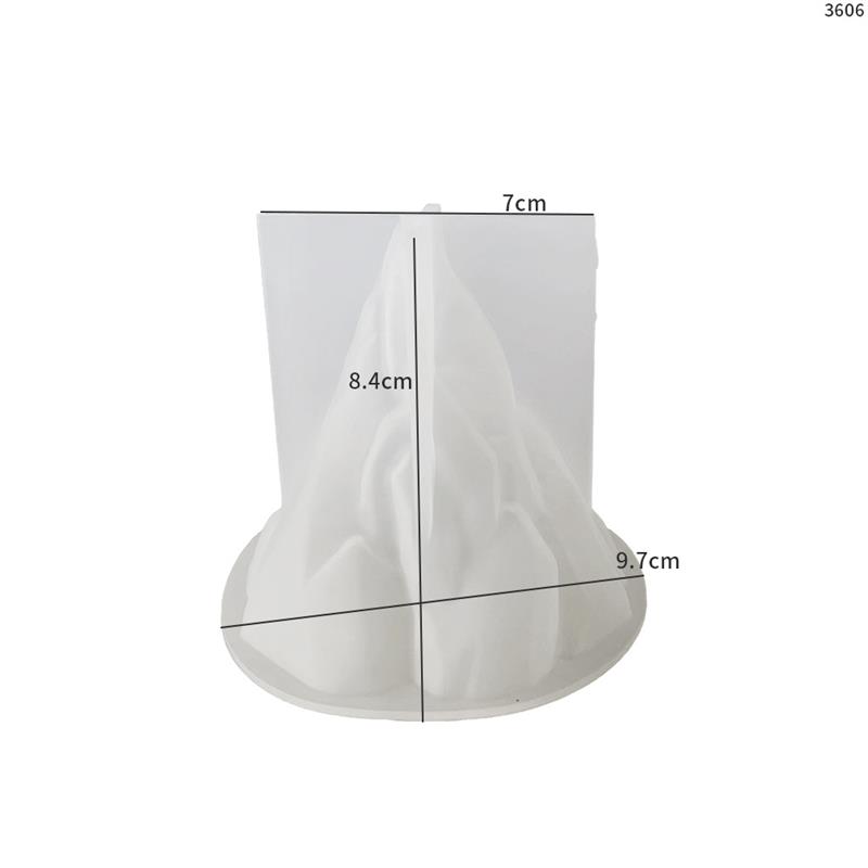 Snowy Mountain Silicone Mold DIY Candle Mold Candle Making Epoxy Resin Beverage Ice Cubes Gypsum Choccy Mould Craft Home Decor