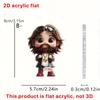 Cartoon cute child prayer 2D acrylic flat pendant ornament Easter Halloween Christmas pendant